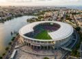 A Arena Fonte Nova domina a paisagem de Salvador com 48 mil lugares e uma cobertura moderna que revolucionou o cenário esportivo baiano em 2013
