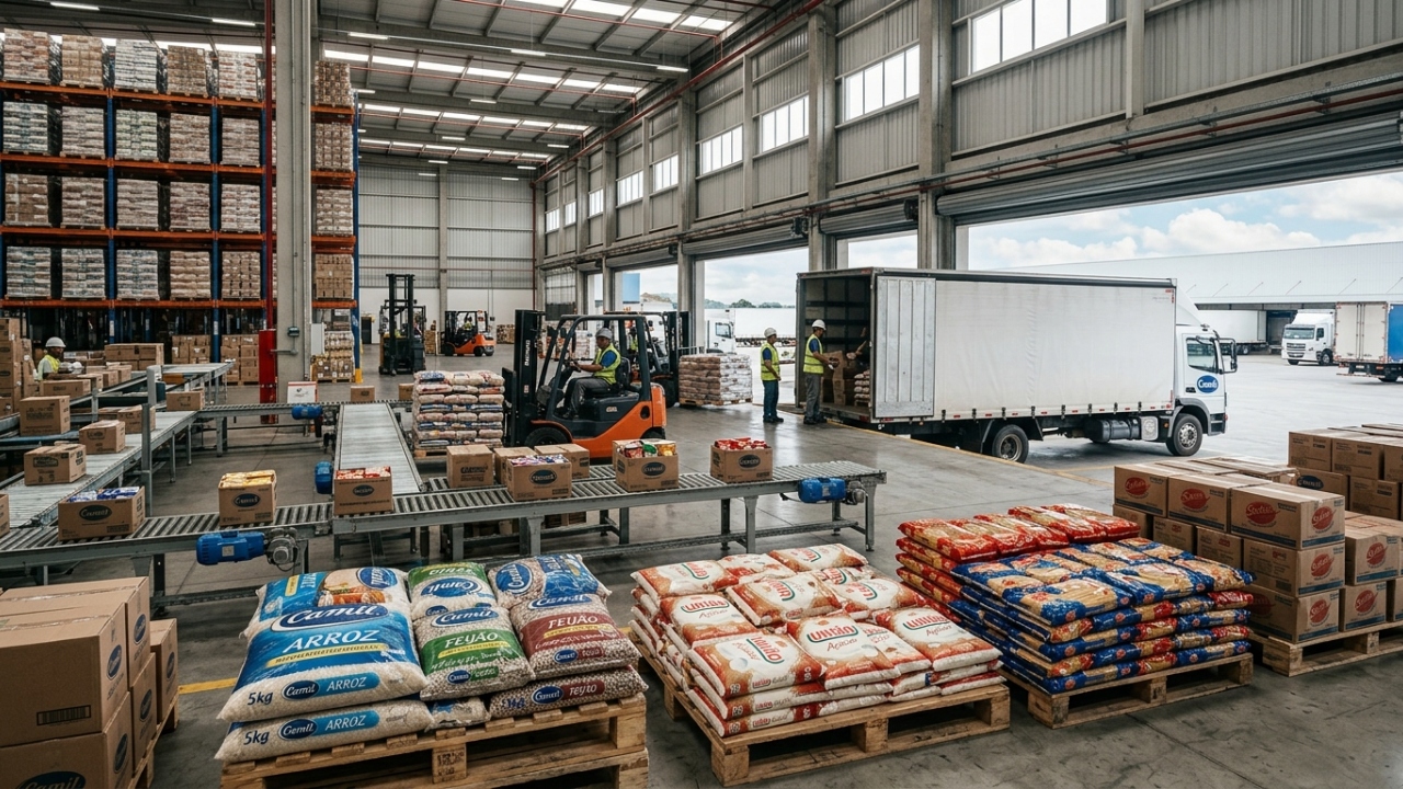 Com logística de cross-docking e portfólio diversificado, a Camil expande presença na América do Sul e eleva competitividade no varejo alimentar