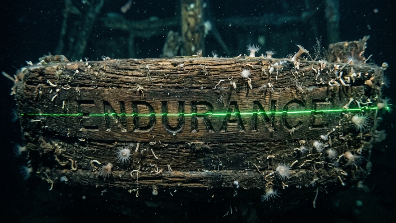 Após 107 anos perdido no gelo da Antártida, o navio Endurance foi mapeado a 3.000 metros de profundidade com detalhes que parecem uma pintura