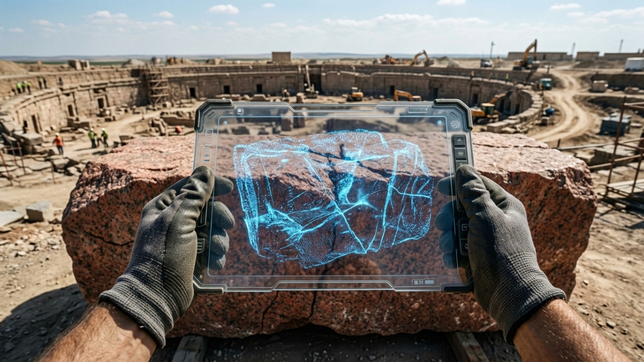 Estrutura circular de 50 metros feita com blocos de granito de 10 toneladas é descoberta no Egito e desafia teorias sobre a engenharia das pirâmides