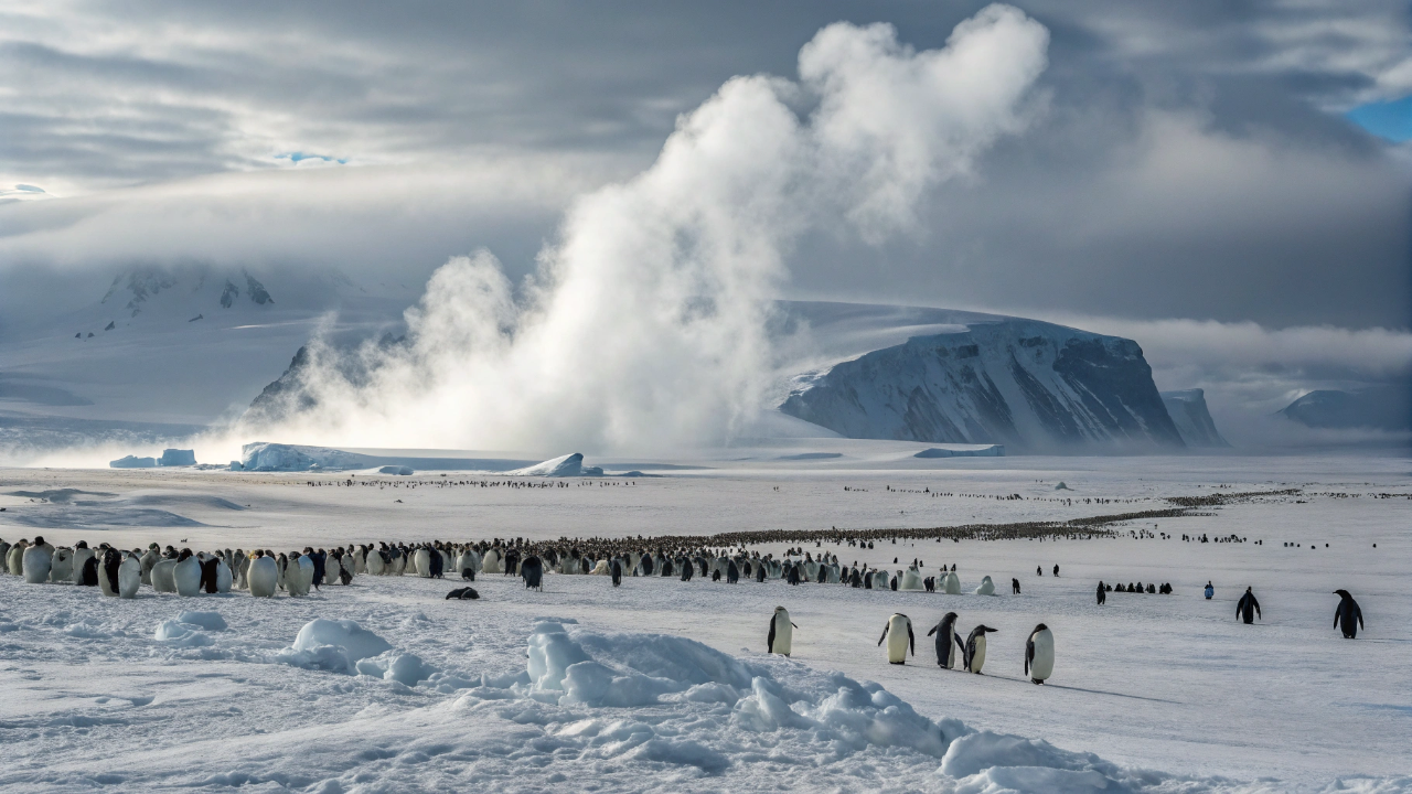 Excremento de pinguins na Antártida está criando nuvens sobre o oceano e cientistas descobrem que o fenômeno é crucial para ajudar a resfriar a Terra