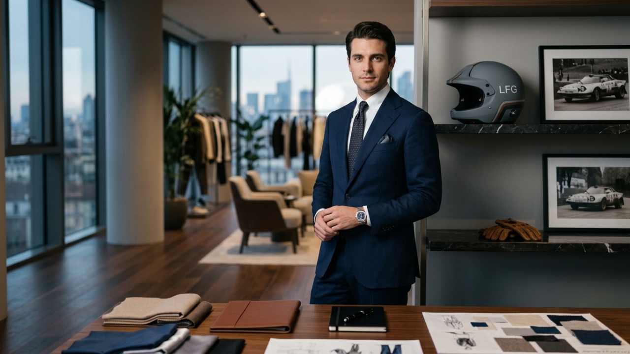 Com receita de 4,7 bilhões de euros, o herdeiro da Prada troca as pistas de rally pela diretoria para liderar a revolução sustentável da grife