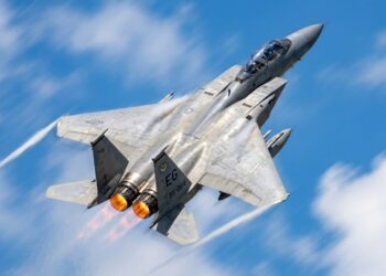 Com um recorde histórico de 104 vitórias e nenhuma derrota, o caça bimotor projetado na Guerra Fria continua sendo o predador absoluto dos céus voando a mais de 2.600 km/h