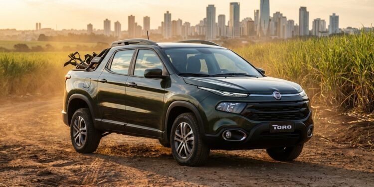 Com caixa de carga generosa e motor turbo de 185 cavalos, a pick-up que partilha plataforma com SUVs domina o agronegócio moderno em 2026