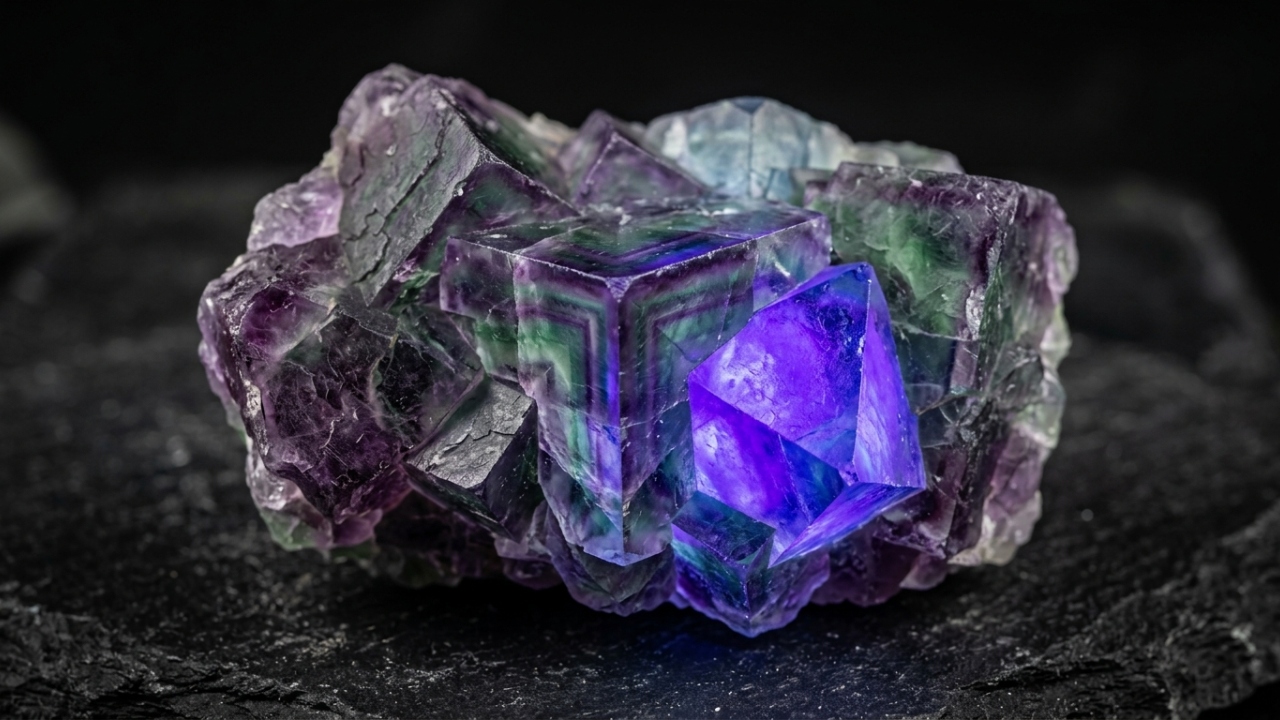 Esqueça a esmeralda e o rubi, pois este mineral exibe todas as cores e brilha sob luz UV, sendo a gema arco-íris da química