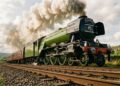 Com recorde de 161 km/h e inaugurada em 1923, a Flying Scotsman tornou-se a locomotiva a vapor mais famosa e veloz de toda a história britânica
