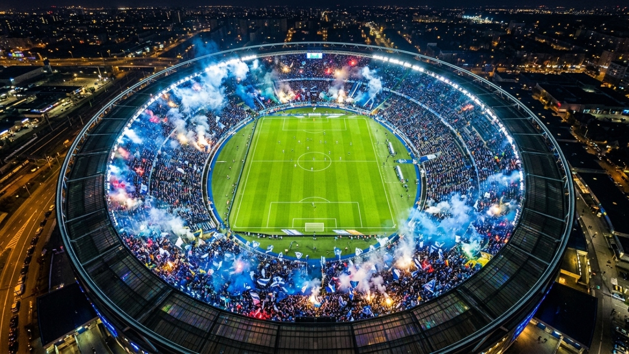 Com estrutura perfeitamente circular e cerca de 55 mil lugares, o estádio do Racing surge como uma das obras arquitetônicas mais singulares e vibrantes da Grande Buenos Aires
