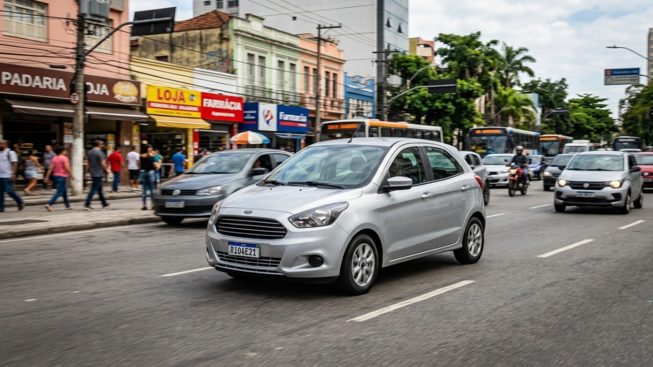 O hatchback usado com motor de 3 cilindros que faz até 16 km por litro na estrada e se tornou a "pechincha" favorita de quem busca um carro completo por menos de 45 mil reais