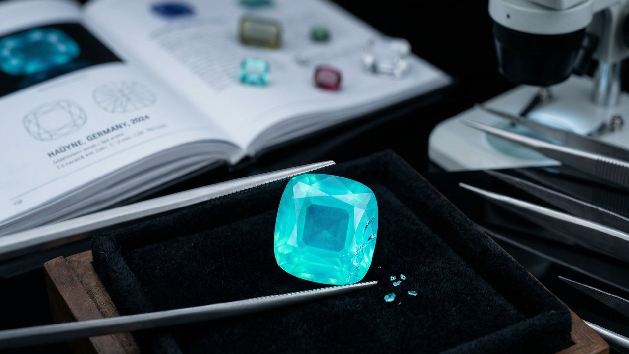 Esqueça a esmeralda e o diamante, pois esta gema azul-esverdeada é tão frágil que raramente é lapidada, sendo o tesouro dos coletores