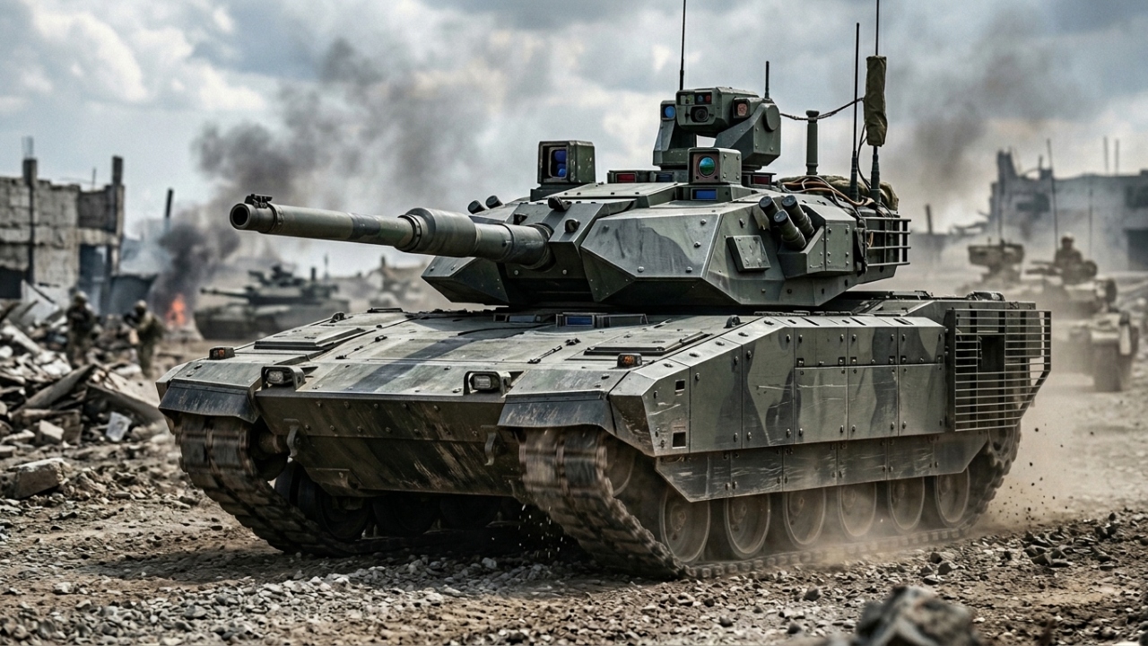 Esqueça os blindados tradicionais: o tanque com torre robótica e tripulação isolada em uma cápsula de titânio impenetrável que está reescrevendo o futuro das guerras terrestres