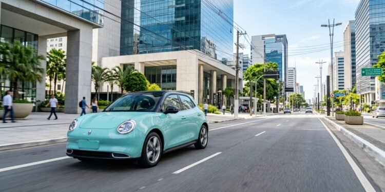 O carro elétrico com visual retrô e 7 airbags que custa menos de 130 mil reais virou o favorito dos brasileiros que desejam abandonar definitivamente os postos de combustíveis
