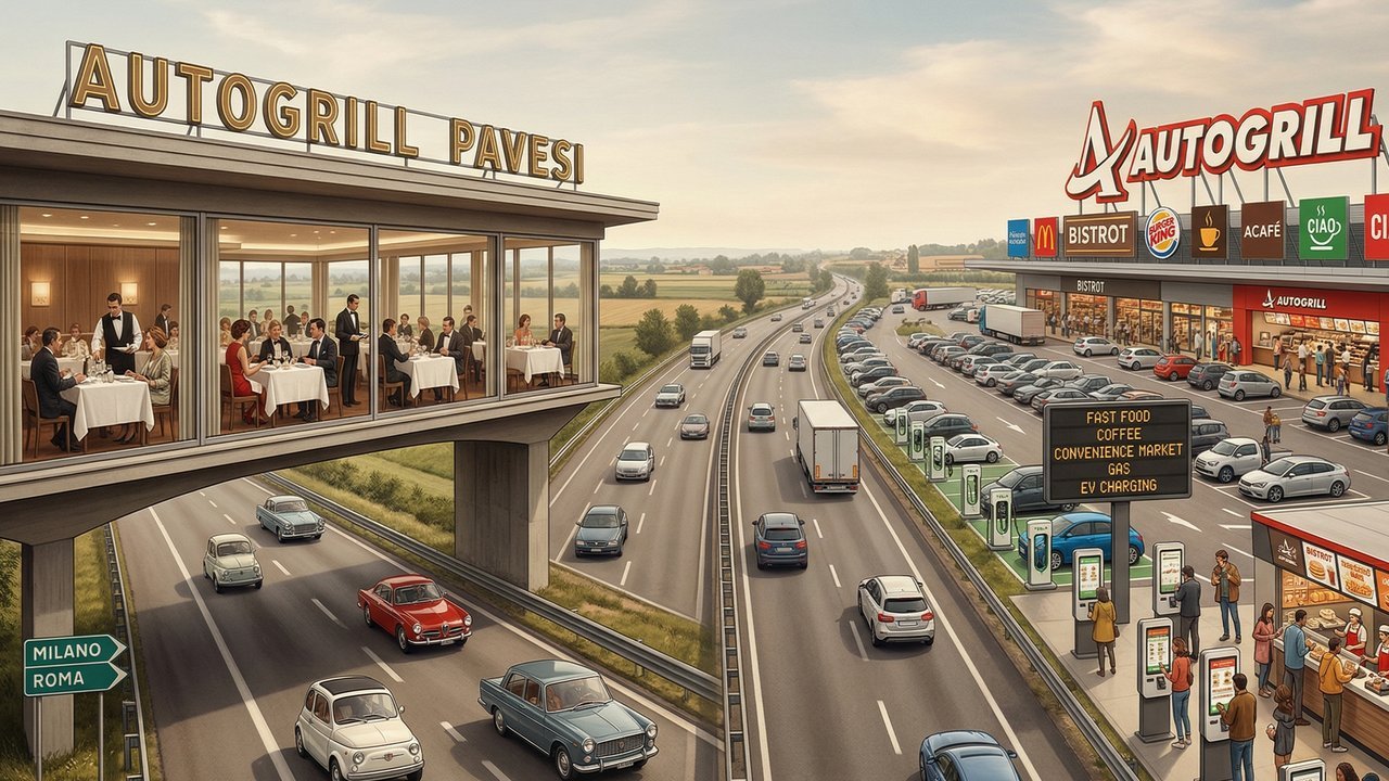 Com seu primeiro restaurante-ponte de 1959, a rede italiana superou crises globais e consolidou-se como líder em conveniência para viajantes