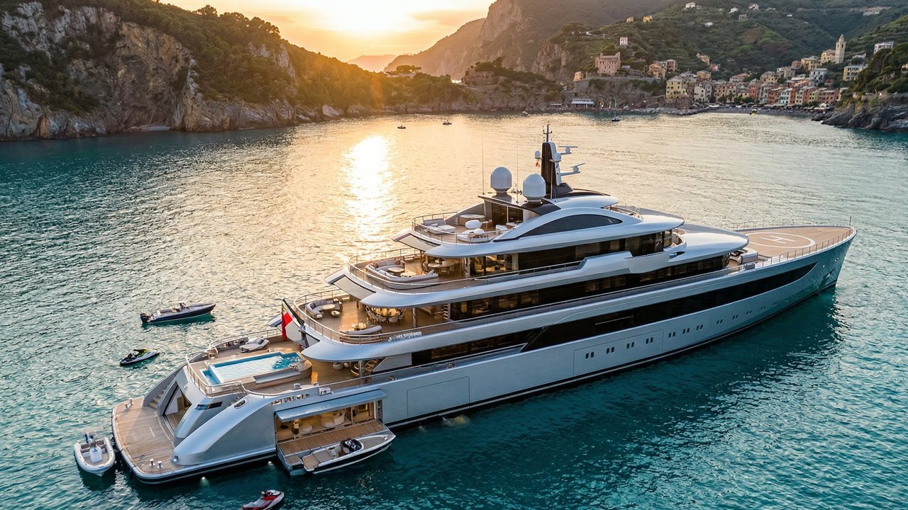 Com faturamento de 1,5 bilhão de euros e 2.500 funcionários, a maior fabricante de iates do planeta detém a liderança absoluta da indústria naval