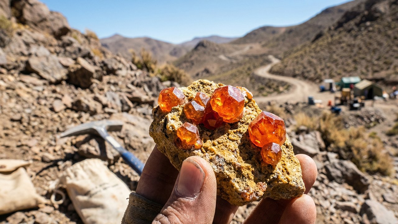 Esqueça a safira, pois esta gema laranja vibrante é encontrada em raras regiões da Ásia, sendo um dos minerais mais escassos da crosta terrestre