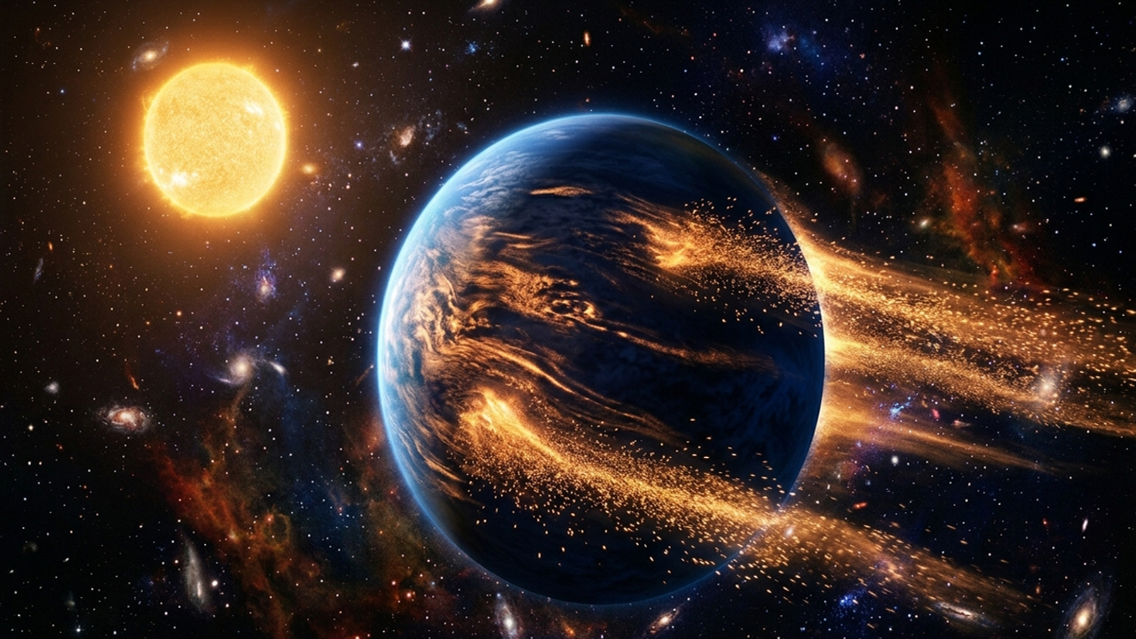 O belo exoplaneta azul onde chove vidro derretido na horizontal a milhares de quilômetros por hora