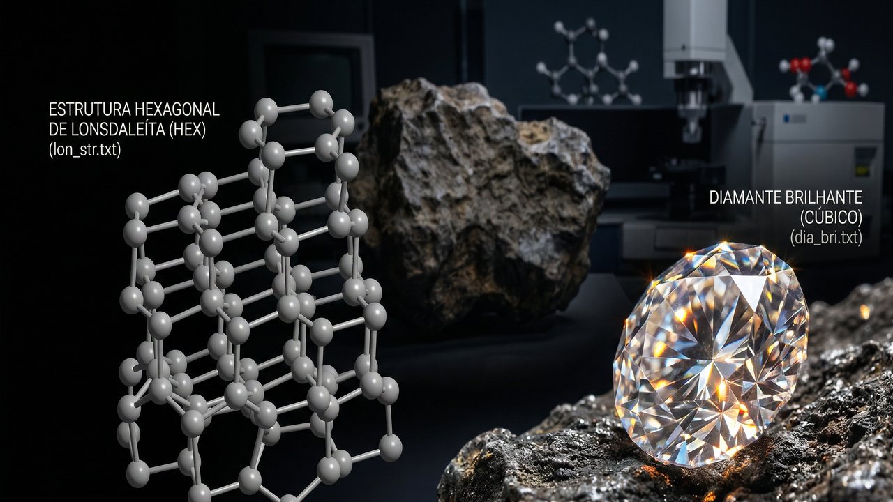 Esqueça o diamante, pois esta joia de meteorito é 58% mais dura e nasceu de impactos espaciais, sendo o mineral mais resistente de todos