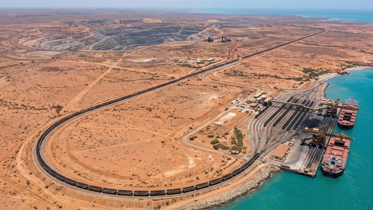 Com 150 vagões e 1,5 km de extensão, o trem de carga de Cerrejón tornou-se o maior elo logístico para a exportação de carvão em toda a Colômbia