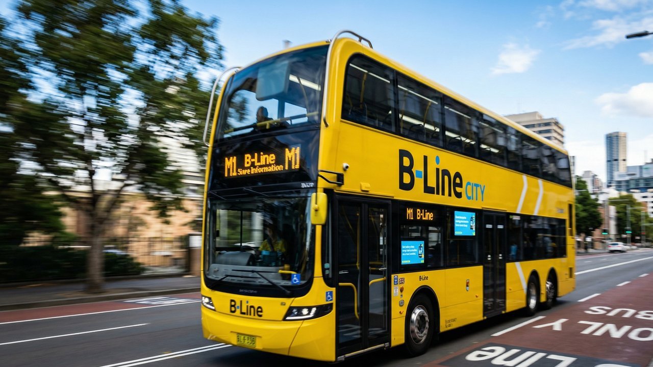 Com frotas de dois andares e tecnologia de alta frequência, o sistema B-Line em Sydney tornou-se o maior marco de transporte público rápido da região