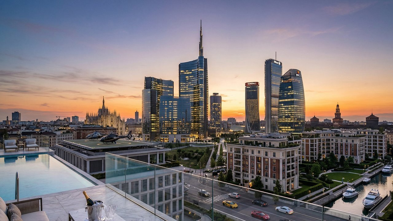 Com um imposto fixo de € 300 mil e alta de 38% nos imóveis, Milão virou o novo paraíso dos ultra-ricos e a capital do luxo em toda a Europa