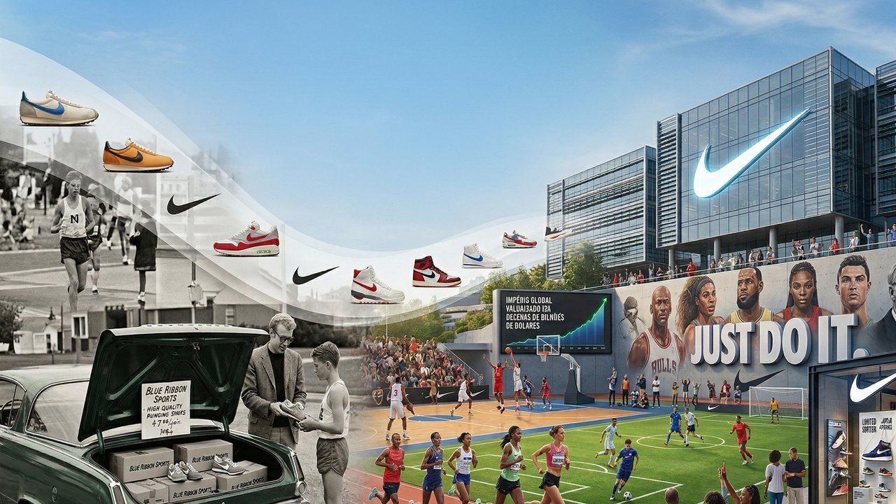 Com um empréstimo de 50 dólares e apenas 12 pares de tênis, a ideia de 1962 tornou-se a maior marca esportiva de todo o mundo