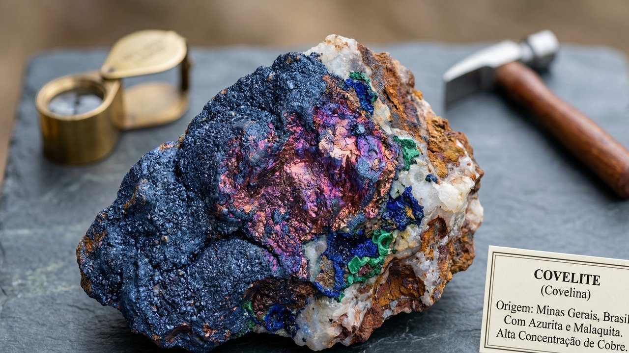 Esqueça o ouro, pois este mineral azul elétrico com 66% de cobre surge como um fenômeno da natureza e o tesouro das minas