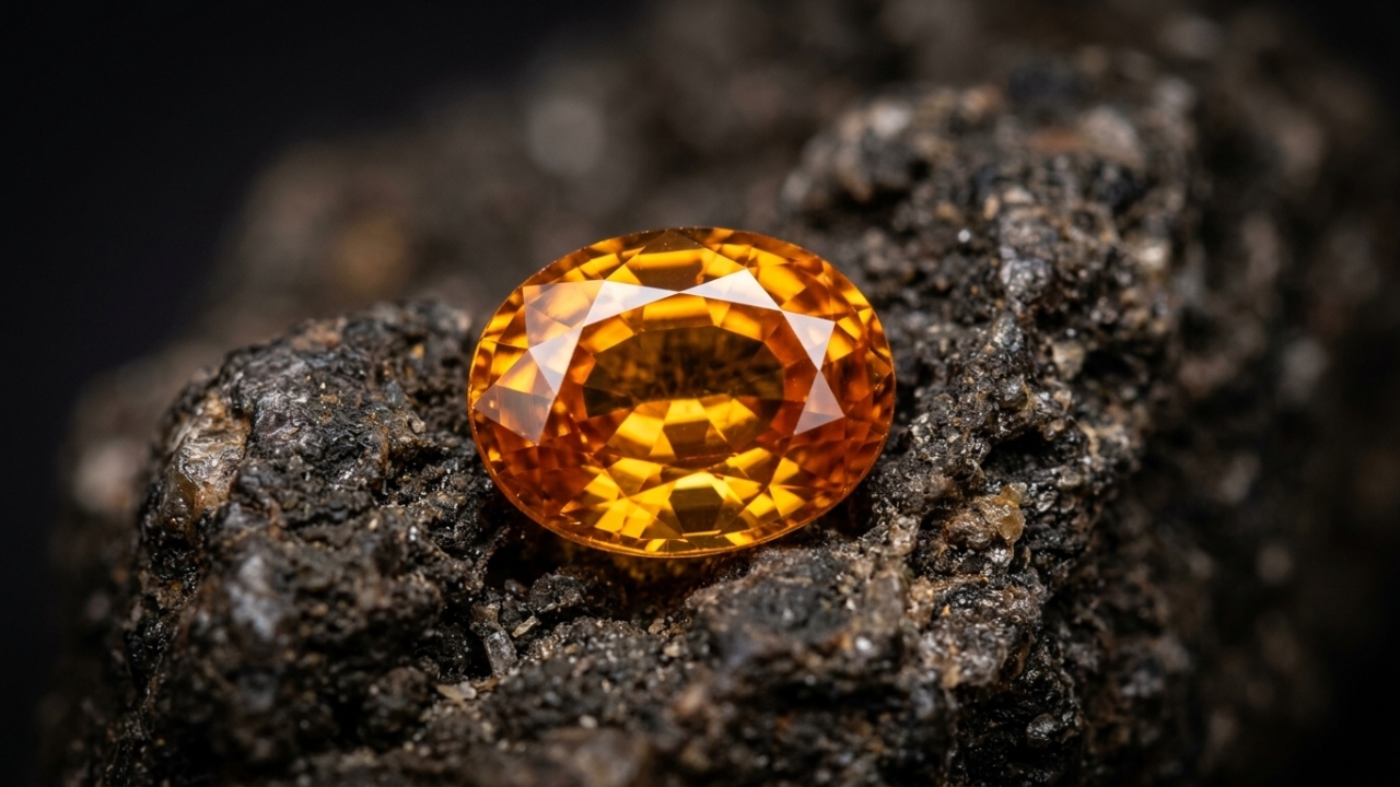 Esqueça a safira, pois esta gema laranja vibrante é encontrada em raras regiões da Ásia, sendo um dos minerais mais escassos da crosta terrestre