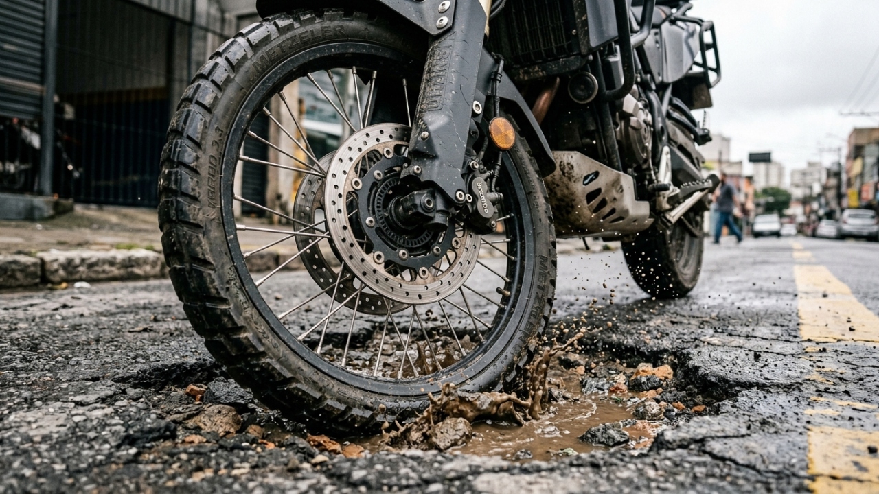 Aventureira japonesa de 160 cilindradas com suspensão elevada e travões ABS garante economia de 45 km por litro e domina as estradas de terra este anoAventureira japonesa de 160 cilindradas com suspensão elevada e travões ABS garante economia de 45 km por litro e domina as estradas de terra este ano