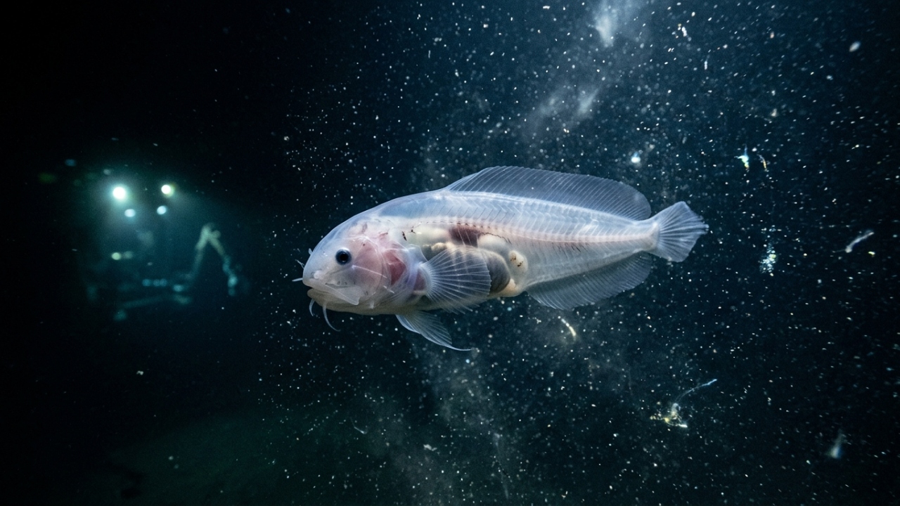 Nas profundezas de 8.000 metros da Fossa das Marianas, uma expedição acaba de identificar 3 novas espécies de peixes que sobrevivem à pressão extrema