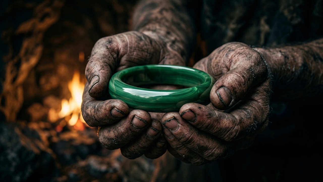 Polido com uma técnica que só surgiria milhares de anos depois, o bracelete de pedra verde com 40.000 anos de idade intriga arqueólogos na Rússia