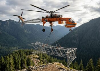 Se você já viu um helicóptero que parece ter saído incompleto da fábrica, provavelmente estava olhando para o Sikorsky S-64 Skycrane