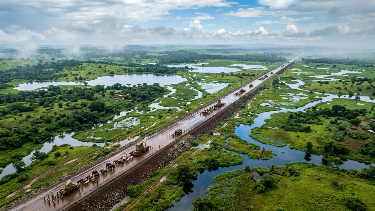 Cientistas analisam marcas de pneus em leito de lago seco de 10 mil anos e descobrem que veículos pesados cruzaram o Saara quando ele era verde