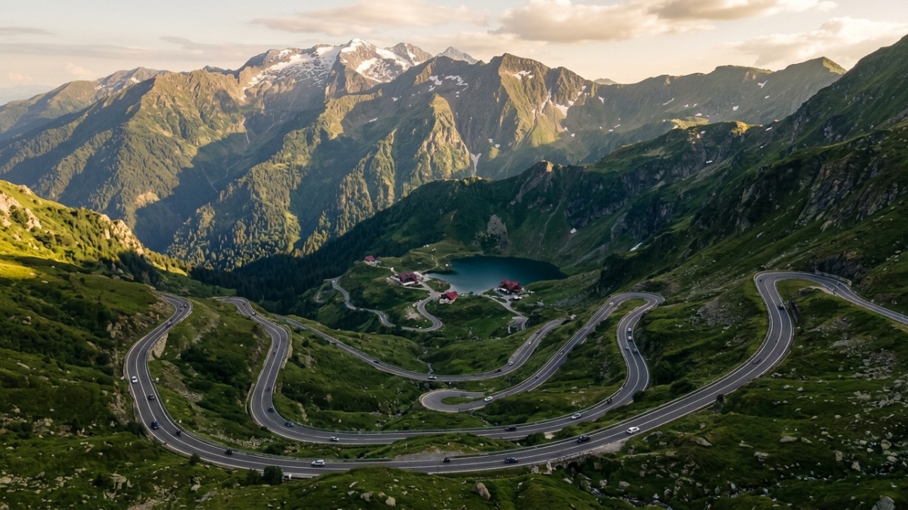 Com curvas que sobem a 2.042 metros de altitude nos Cárpatos, a rodovia de 1974 surge como o percurso de asfalto mais surreal e perigoso da Europa