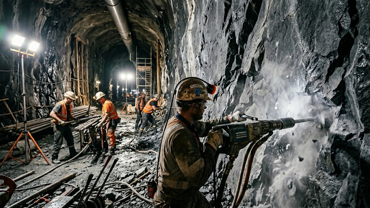Os trabalhos inusitados de moradores dentro de cavernas para mineração