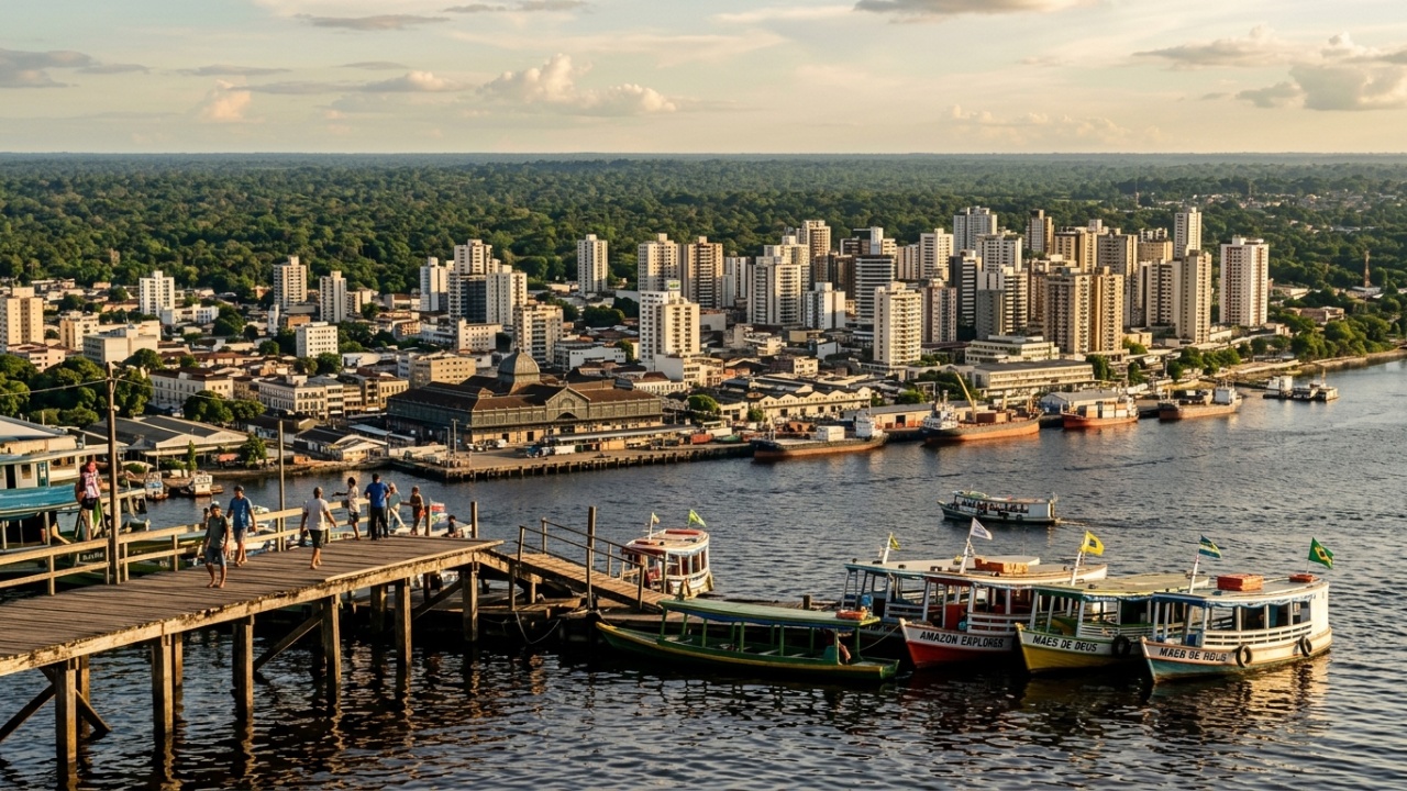 A super cidade brasileira que cresceu isolada no meio do nada na maior floresta do planeta e tem 2 milhões de habitantes sem estrada ligando a outras capitais