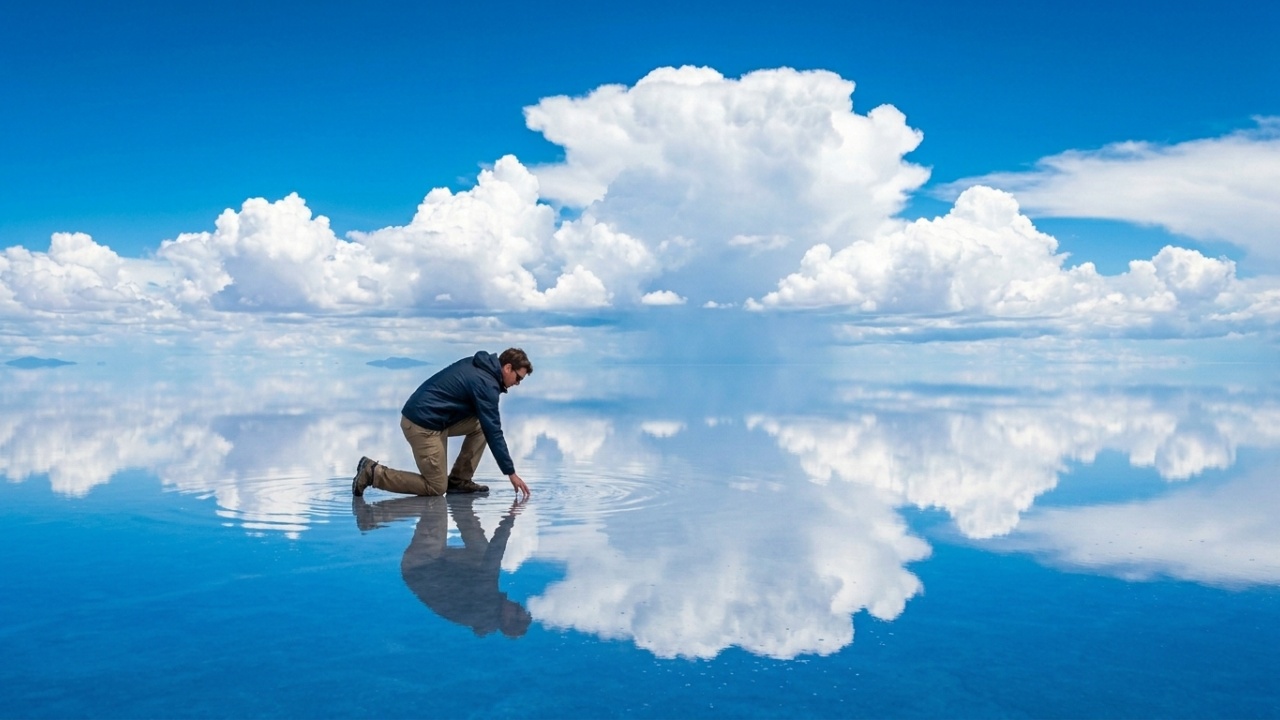 Expedição ao espelho de água do Salar de Uyuni