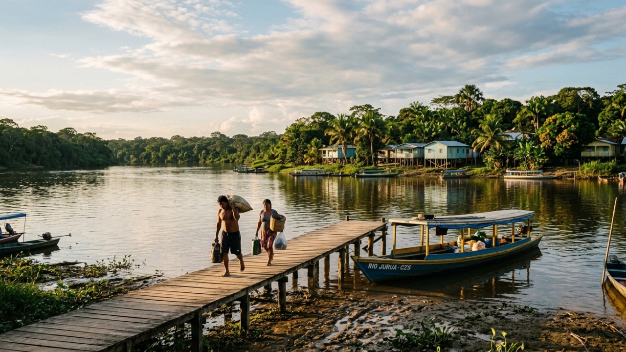 Sem estrada pavimentada e a mais de uma semana de barco: como 91 mil pessoas vivem no coração isolado da Amazônia