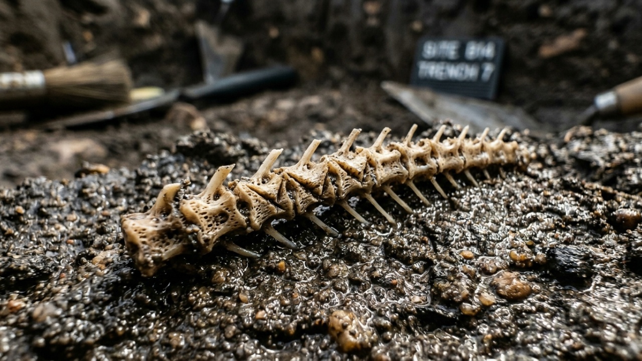 Descoberta de assentamento neolítico preservado em pântano na Suécia
