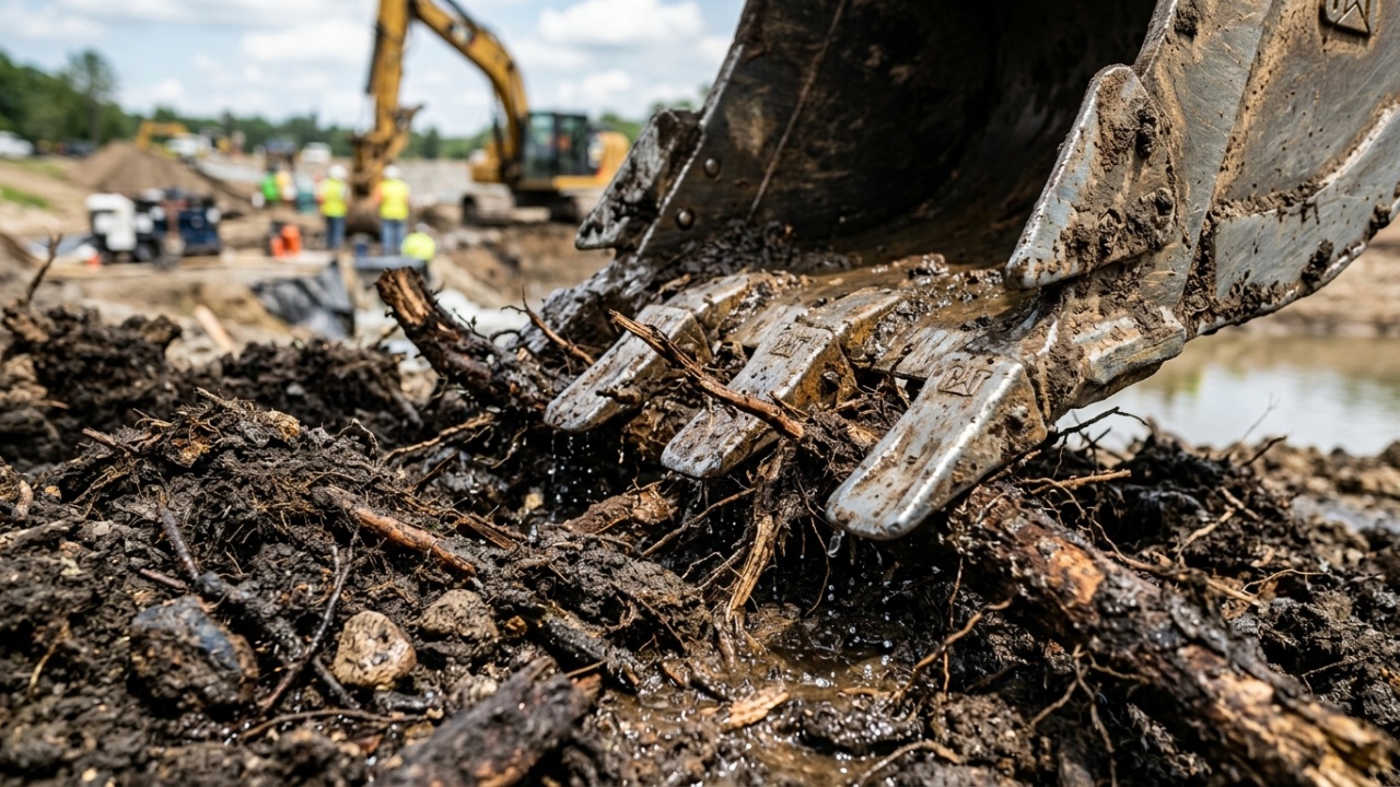 Drenagem e restauração de lagoa de irrigação agrícola