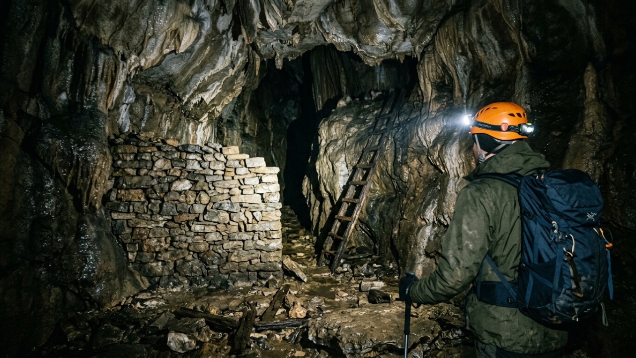 Ruínas antigas escondidas em penhascos na Ásia