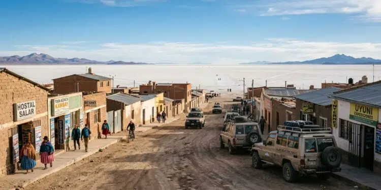 Com 10.582 km² de sal branco: a cidade a 3.656 metros que a NASA usa para calibrar satélites