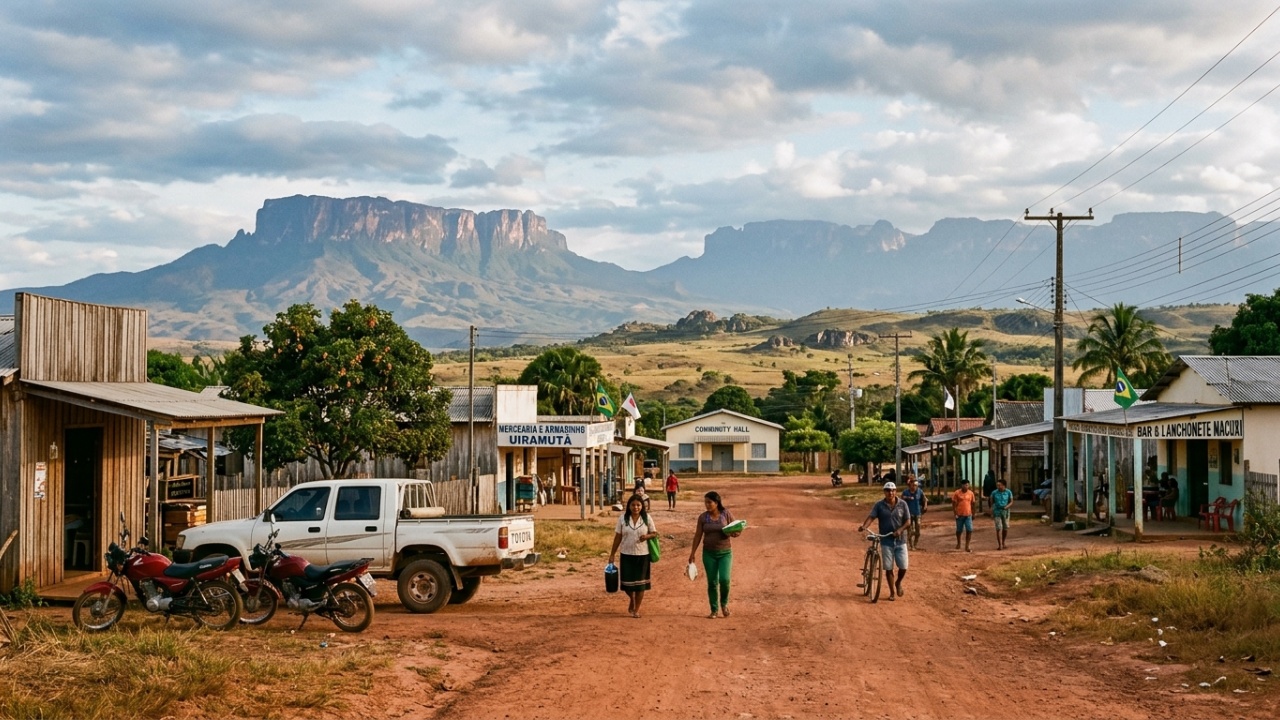 A cidade com o “pior” índice de qualidade de vida do Brasil: o ponto mais norte do Brasil ao lado de 82 cachoeiras e da montanha que divide 3 países