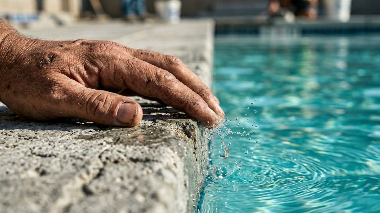 A maior piscina caseira do mundo construída em um quintal