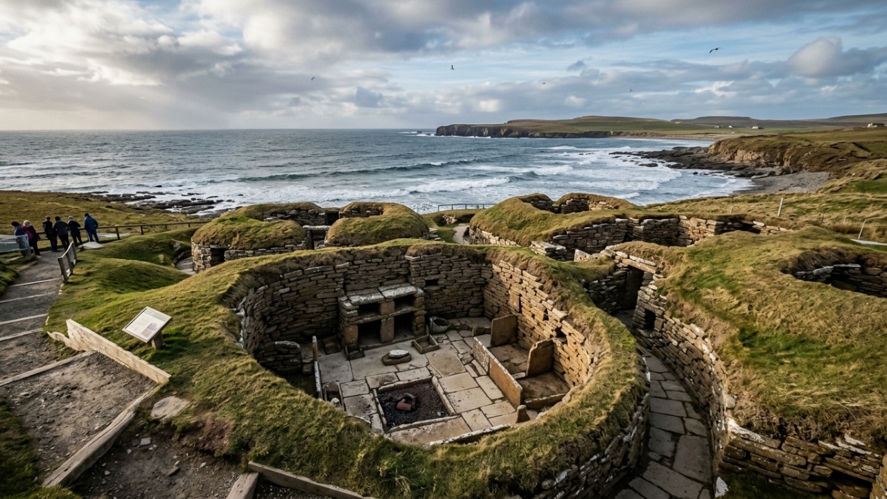 O vilarejo de pedra soterrado por 4 mil anos que é 600 anos mais antigo que as pirâmides