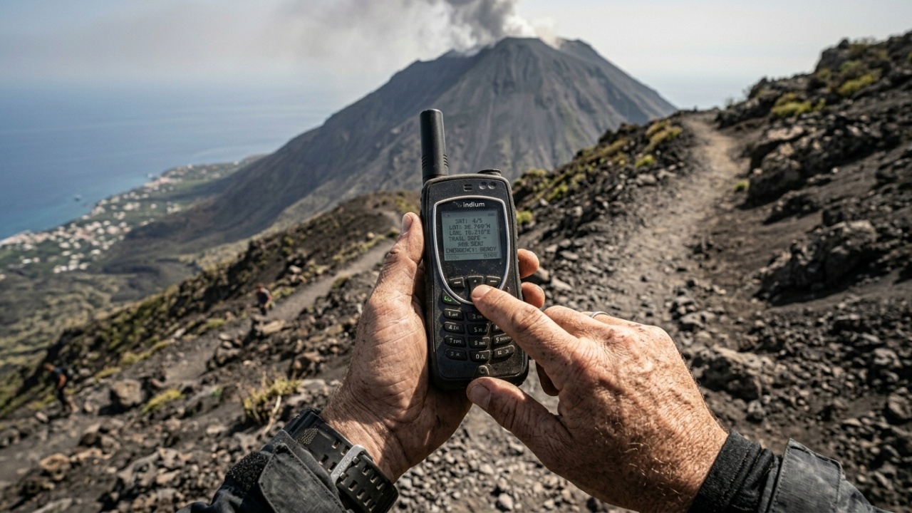 Erupção do vulcão Stromboli em 2019