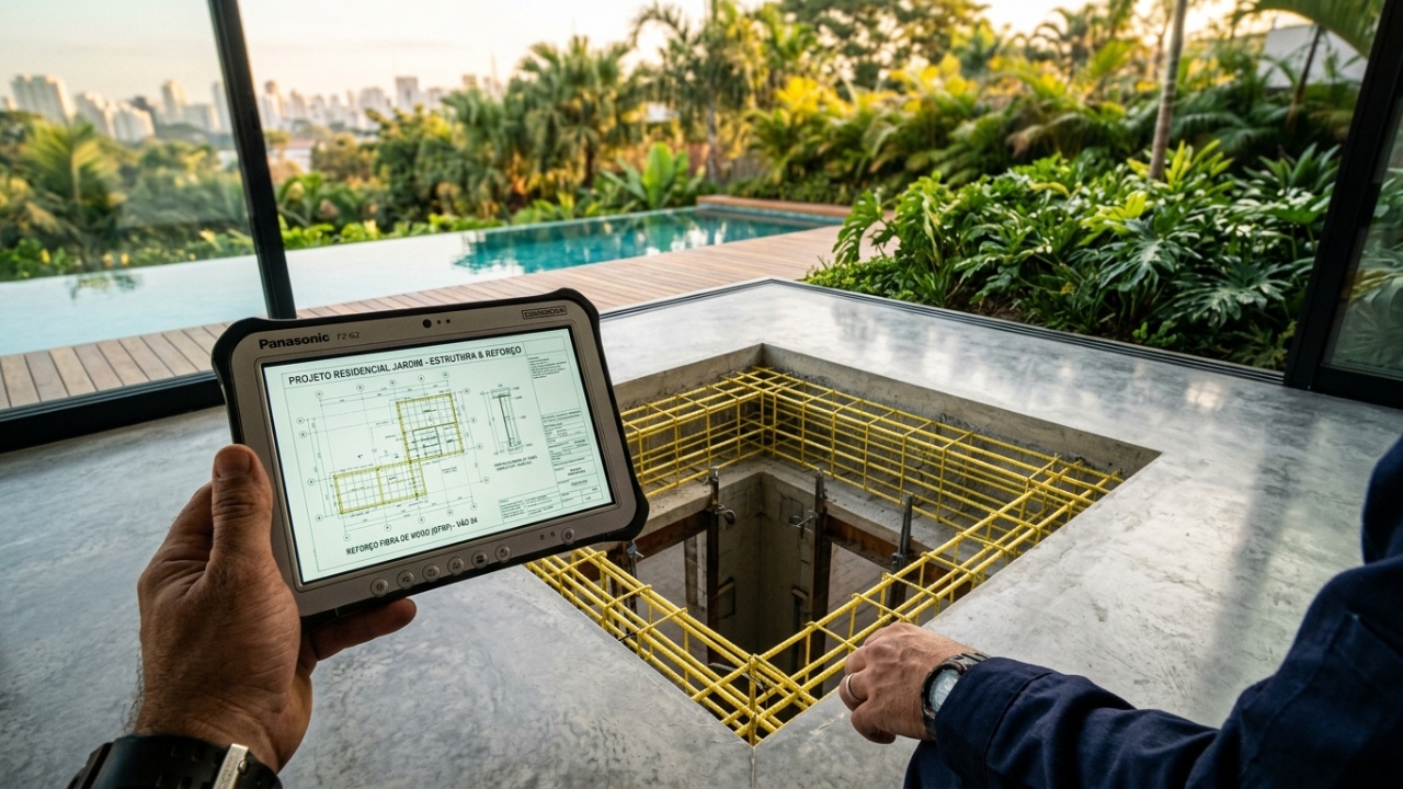 Com 4 vezes menos peso que o aço e imunidade total à corrosão