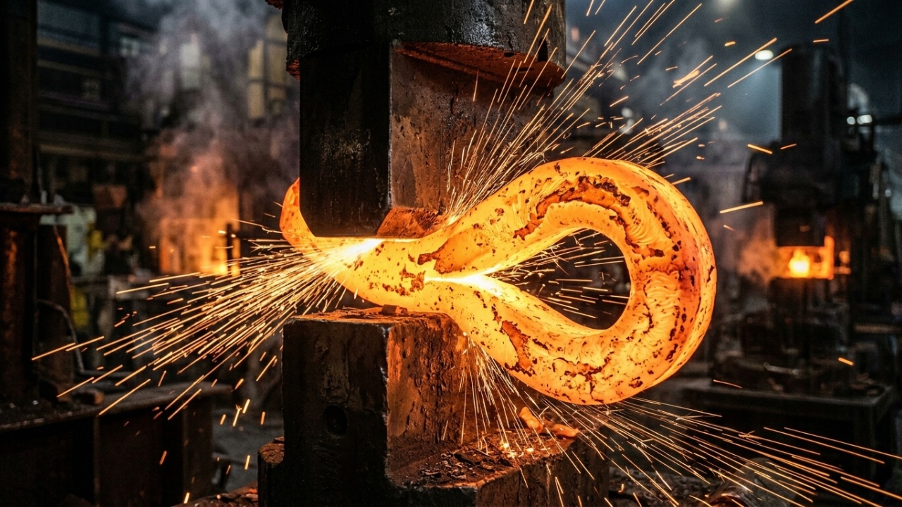 O processo fabril de criação das argolas navais de contenção profunda