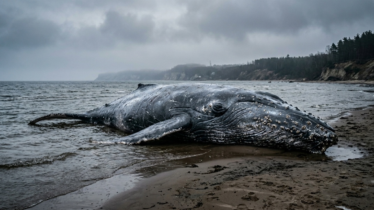 Desafios logísticos e éticos no resgate da baleia-jubarte