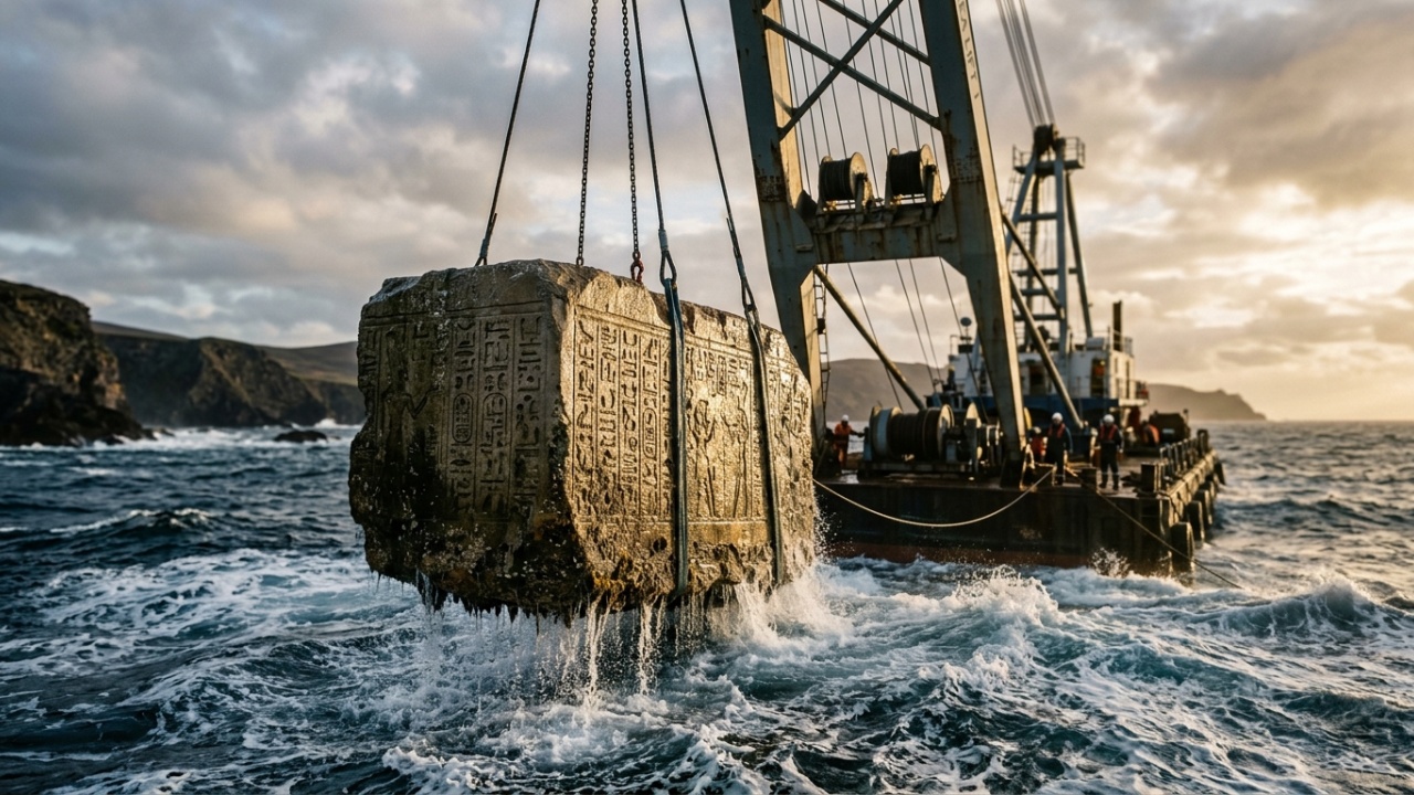 Resgate de peças submersas do Farol de Alexandria