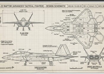 O caça furtivo F-22 Raptor que supera Mach 2
