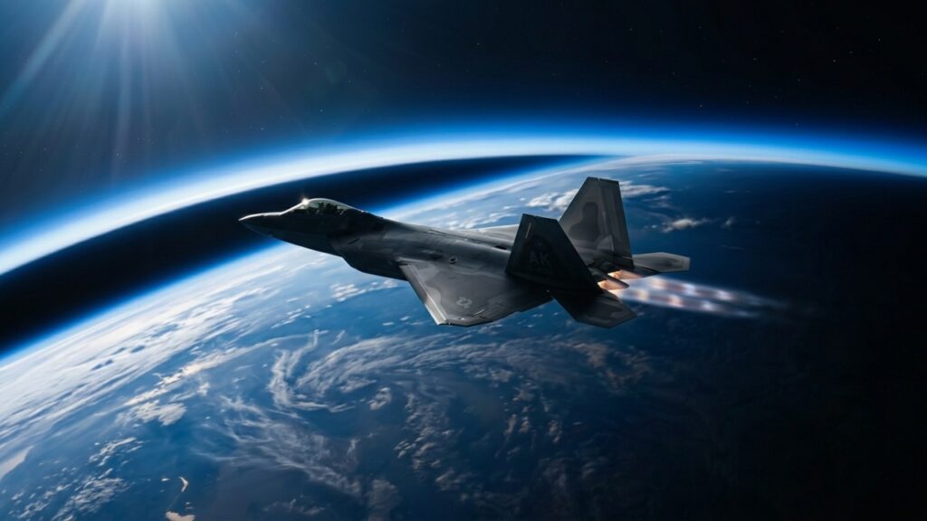 O caça furtivo F-22 Raptor que supera Mach 2